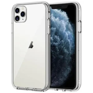 PC Bumper with TPU Back Cover Case for iPhone 11 Pro Max (6.5") - Clear