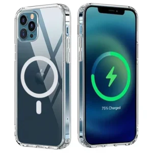 Magnetic Clear TPU Hard Magsafe Case For iPhone 12 Pro Max (6.7") Support Wireless Charging